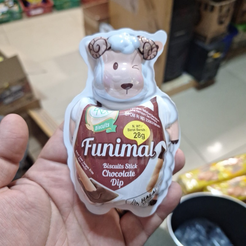 

DENEX Funimal biscuits choco dip 28gram