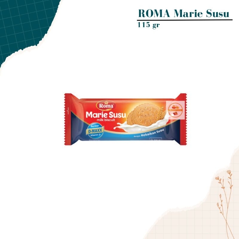 

ROMA Marie Susu Roll 115gr | Biskuit