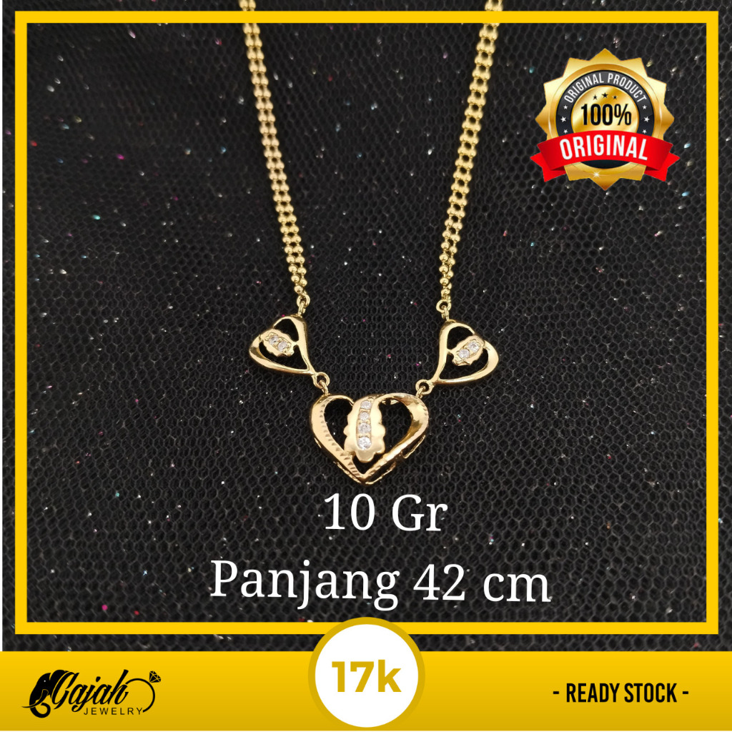 Kalung Emas 17K -  10 Gram 6981