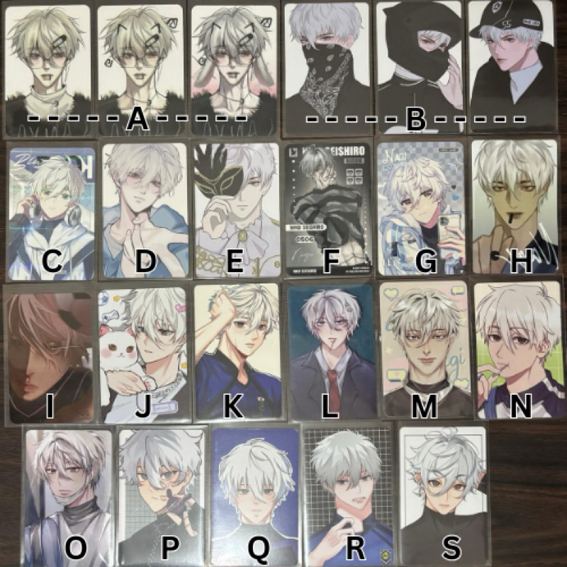 PC Photocard Blue Lock Bluelock Nagi Seishiro
