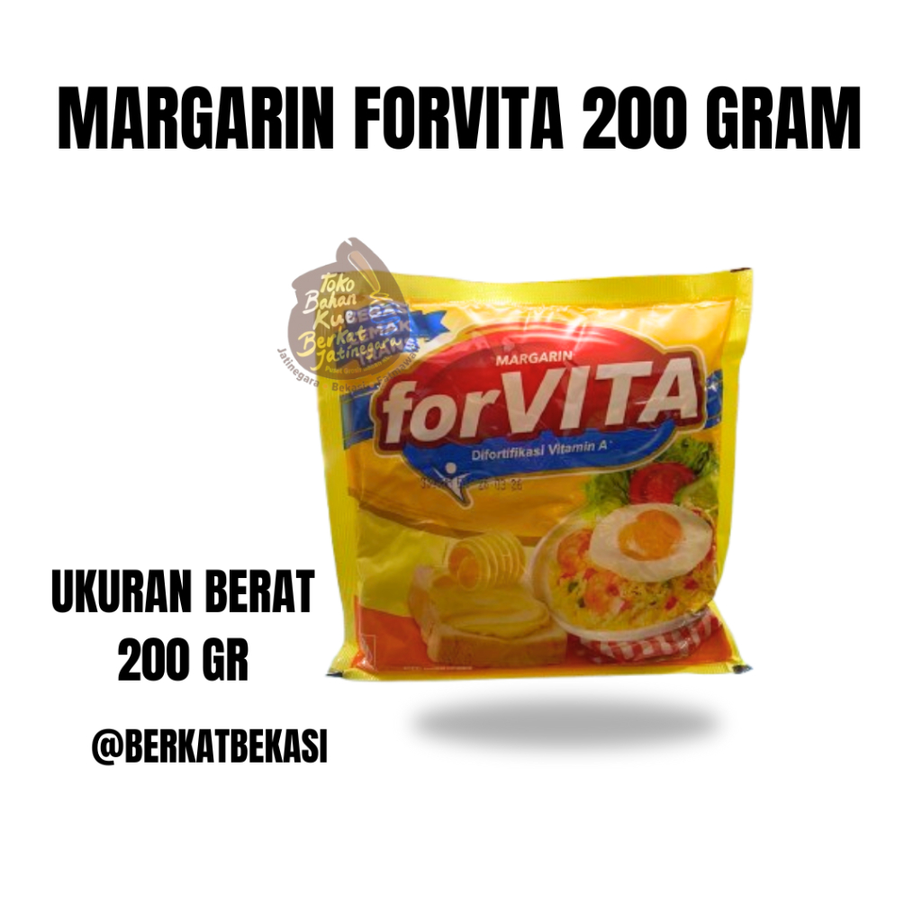 

MARGARIN FORVITA SACHET 200 GR / MENTEGA FORVITA / MARGARIN