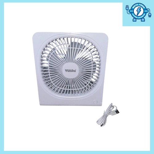 KIPAS ANGIN MEJA PORTABLE 6 INCHI AC/DC KK295 RABBIT YUNDAI