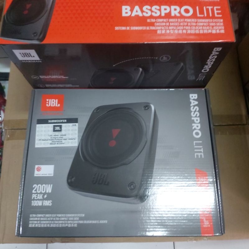 Subwoofer JBL Basspro Lite Ultra-Compact Basstube Bastube Kolong JBL Harman