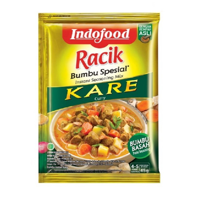 

bumbu instan indofood racik kare 45