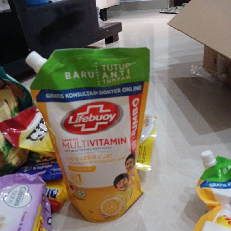 Sabun Cair Lifebuoy 800ml kuning