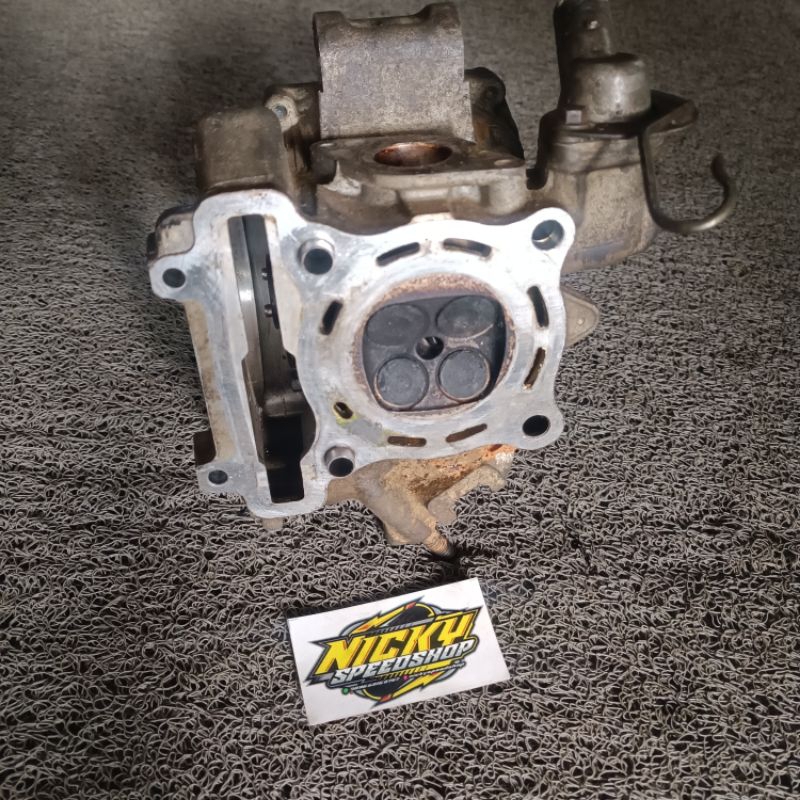 KOP/BLOK HEAD VIXION SET TINGGAL PASANG SET ISI (Noken,Klep& Templar)