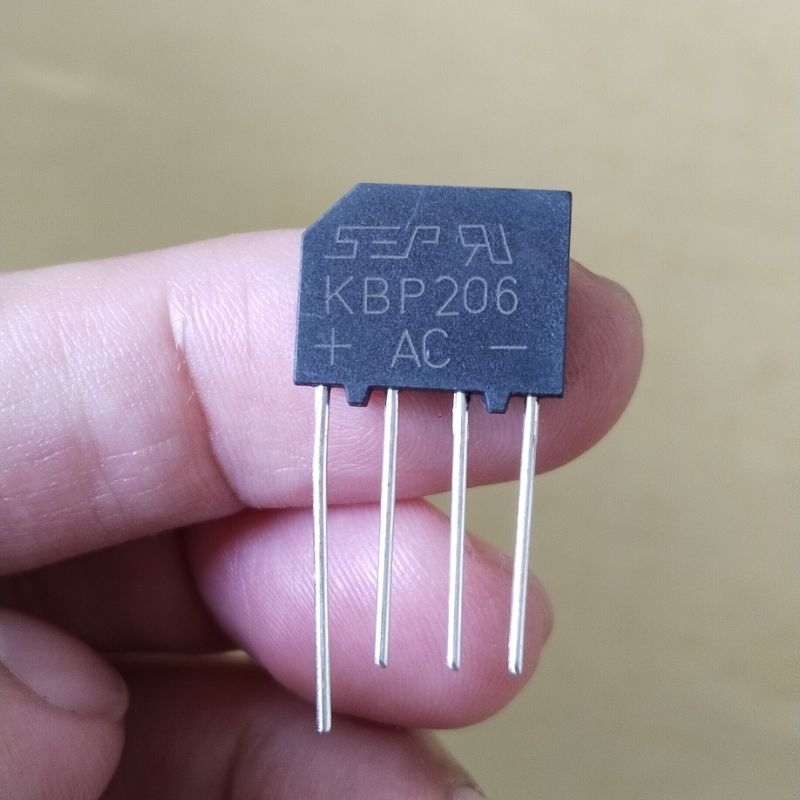 KBP206 KBP206 2A 600V Silicon Bridge Rectifier Dioda