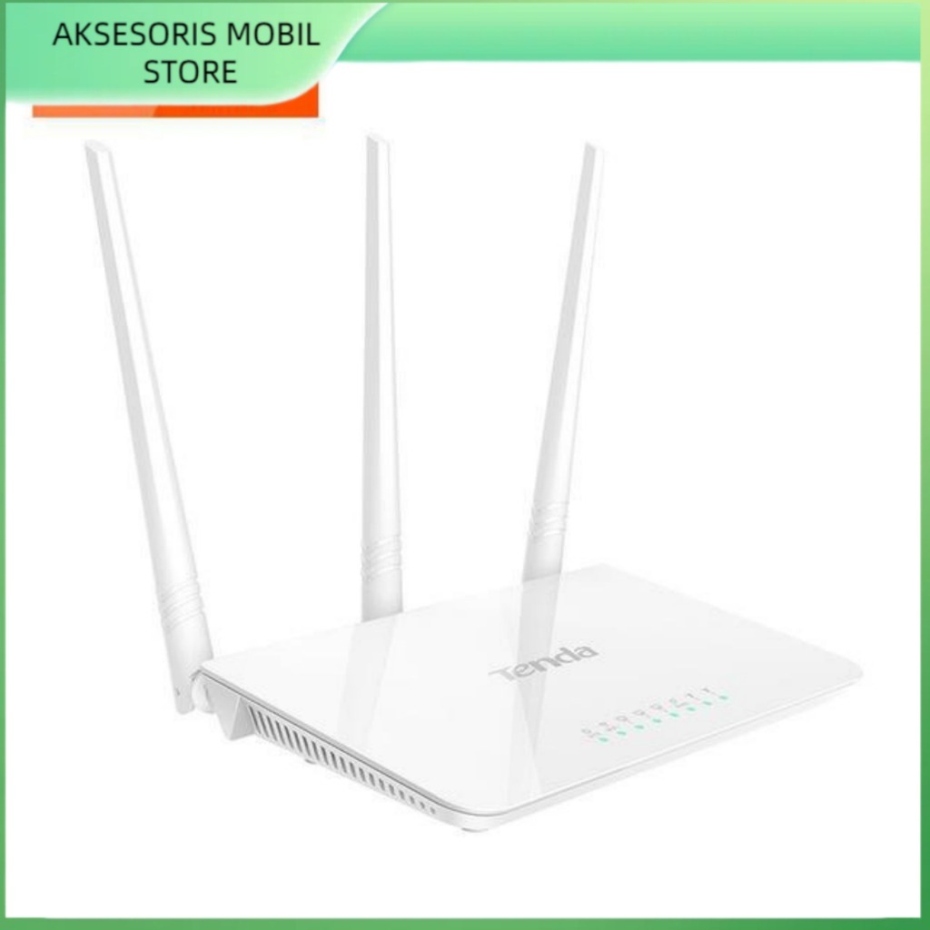 indihome wireles Tenda F3 300Mbps Network Wireless wifi wi-fi Router 3 Antena 3antena 3antenna 3* 5d