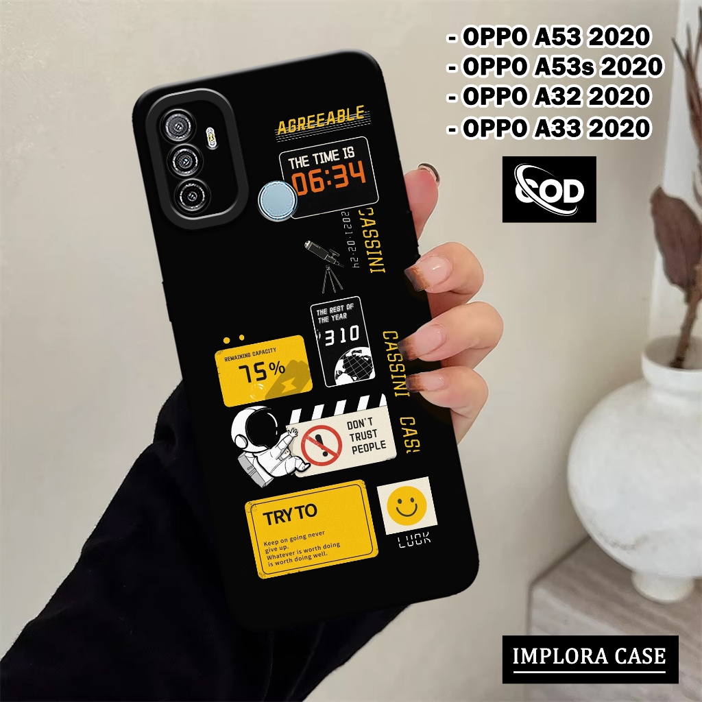 Case Oppo A53 / A53s / A32 / A33 2020 Case AESTHETIC IMPLORA CASE Casing Oppo A53 / A53s / A32 / A33