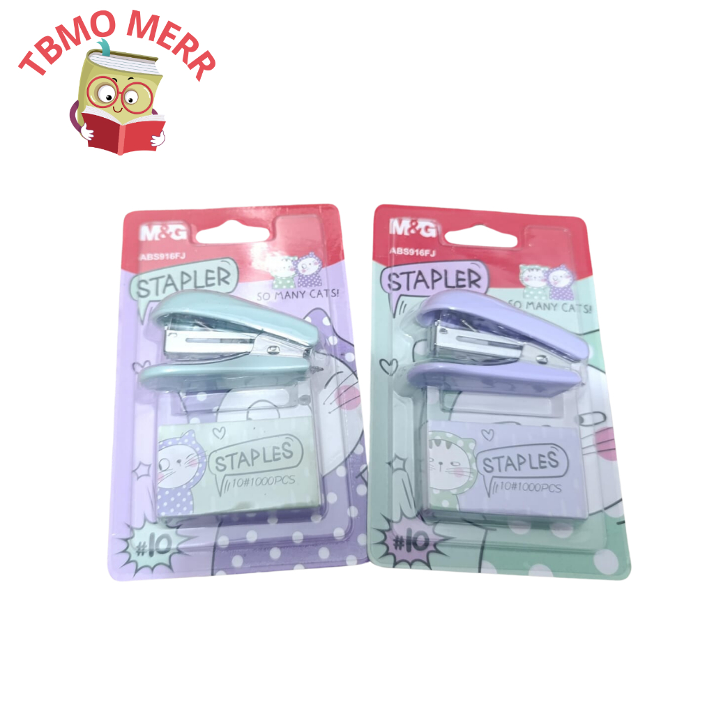

M&G Set Stapler So Many Cats ABS916FJ - Stapler + Refill M&G