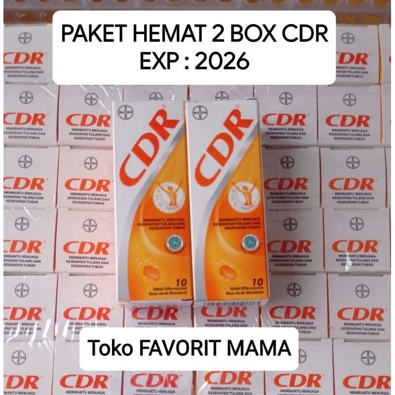 2 BOX CDR Kalsium dan Vit C Vitamin Ibu Hamil dan Menyusui