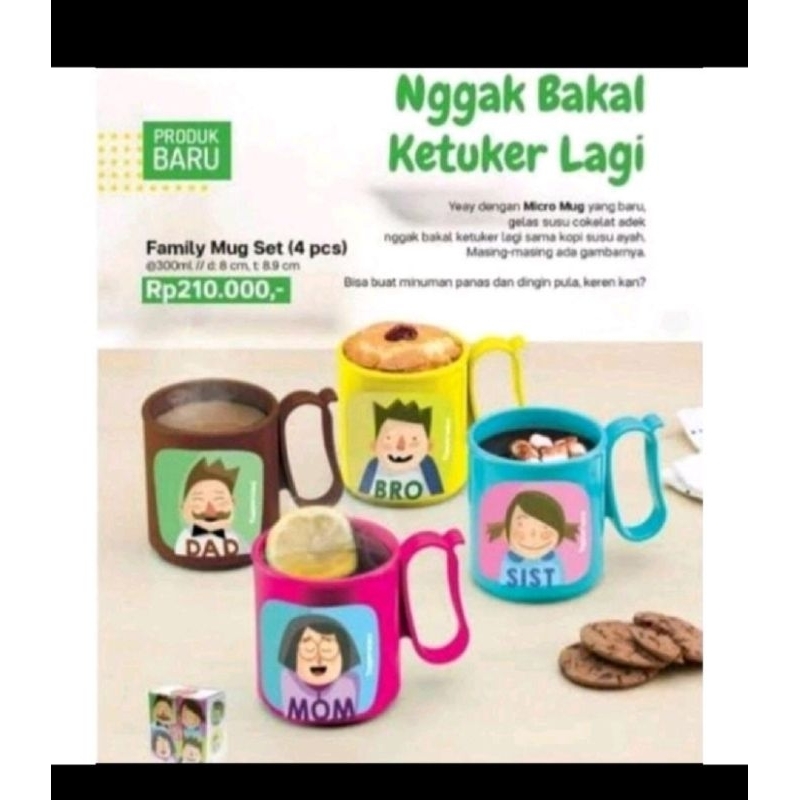 family mug set tupperware..