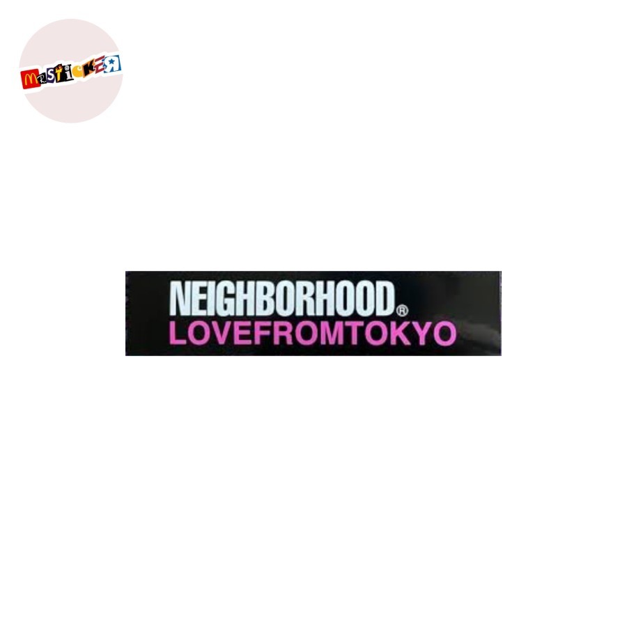 

sticker NEIGHBORHOOD love from tokyo logo stiker streetwear