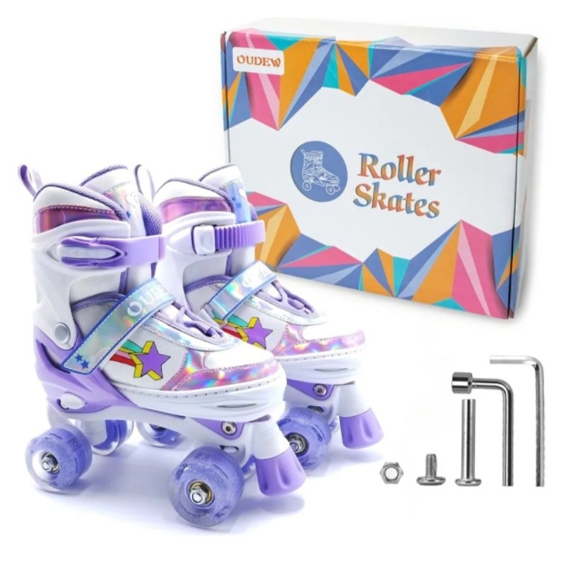 oudew roller skates 4 roda adjustable preloved