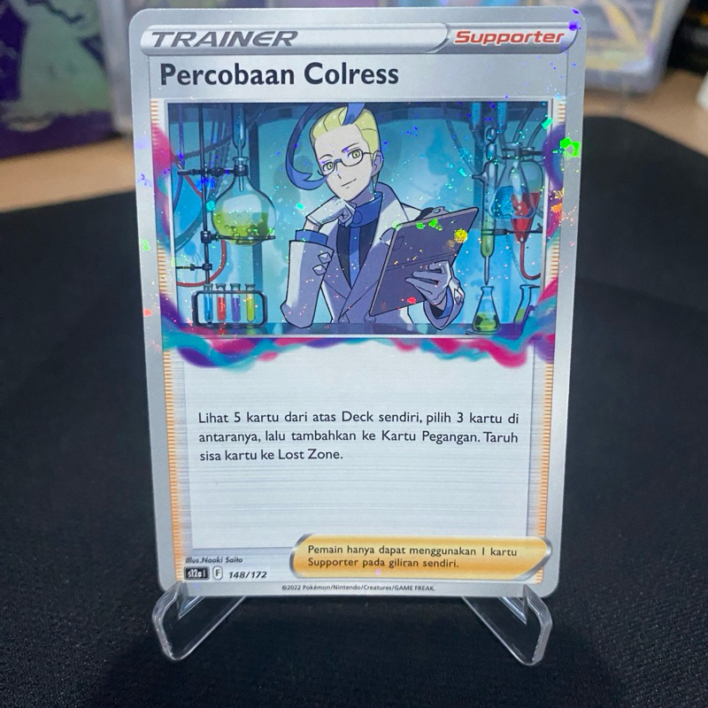 Percobaan Colress 148/172 Holo Trainer TCG Pokemon Indonesia