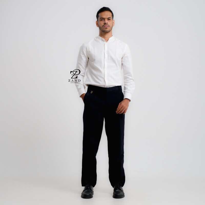 ZIDDANO - celana formal reguler fit celana kain pria standar celana panjang kain pria celana panjang