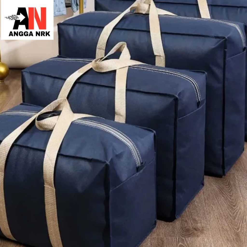 Angga TAS TRAVEL LIPAT BESAR HAND CARRY FOLDABLE TAS PAKAIAN MUDIK TAS BAJU DUFFEL CABIN SUPER JUMBO