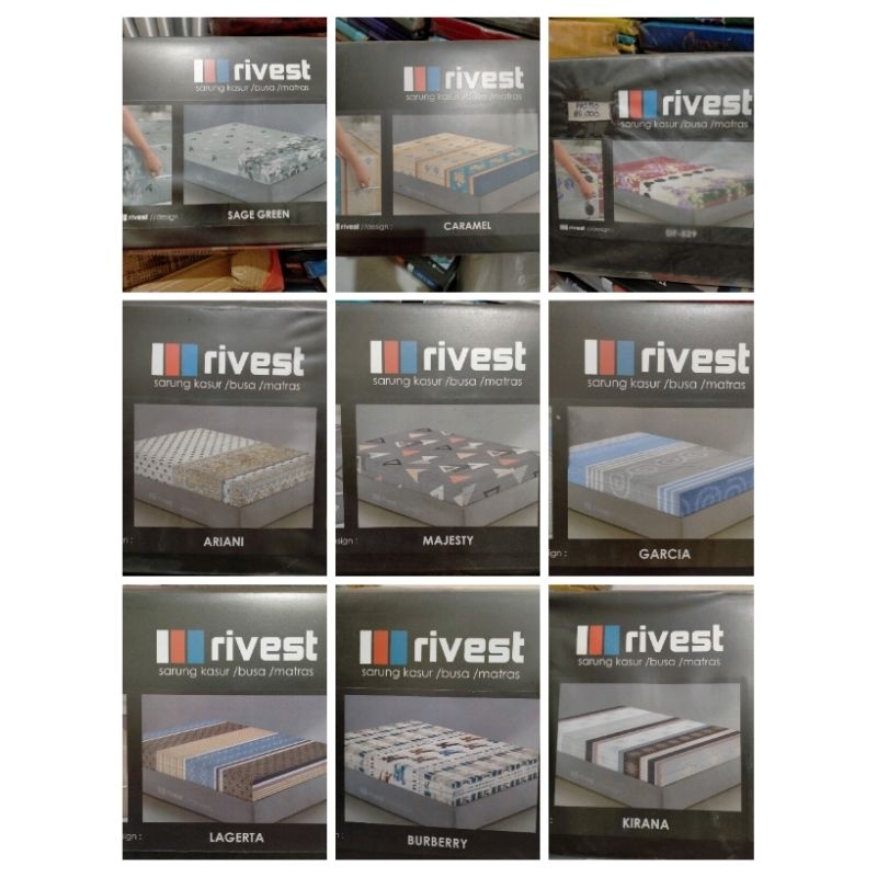 sarung kasur rivest 100x200x15