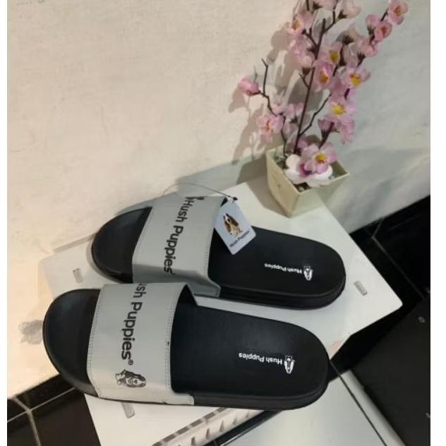 Sandal Slop Hush Puppies Pria Wanita  Sandal Selid Hush Puppies Pria Sandal Karet Selop Pria Wanita 