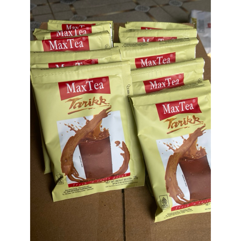 

1 Pak MAX TEA TEH TARIK 5 Renceng 25g (isi 50 pcs)