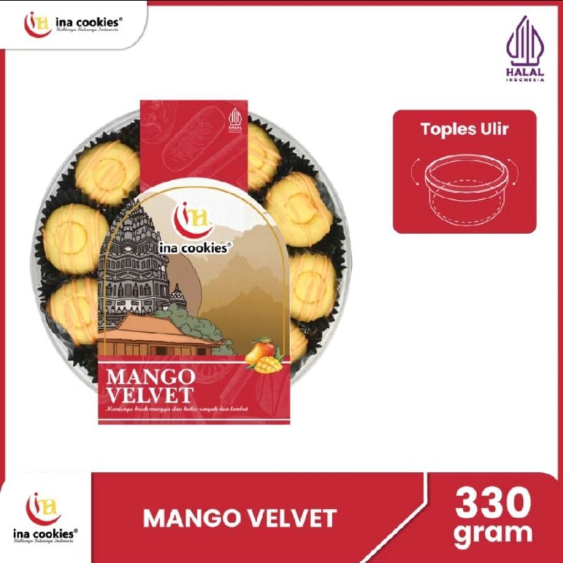 

INA COOKIES KUE KERING BUAH MANGO VELVET
