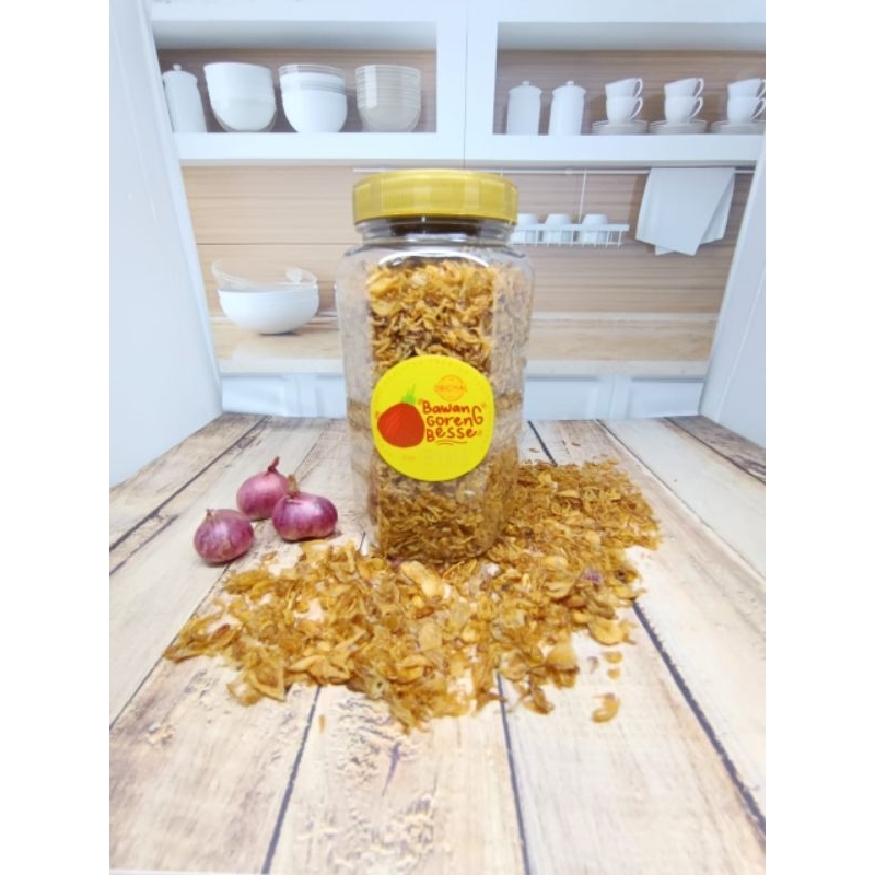 

bawang goreng BESSE, premium 200g tanpa campuran tepung
