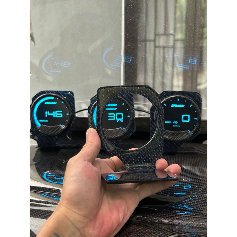 frame indikator greddy sirius defi R4 boost meter carbon kevlar