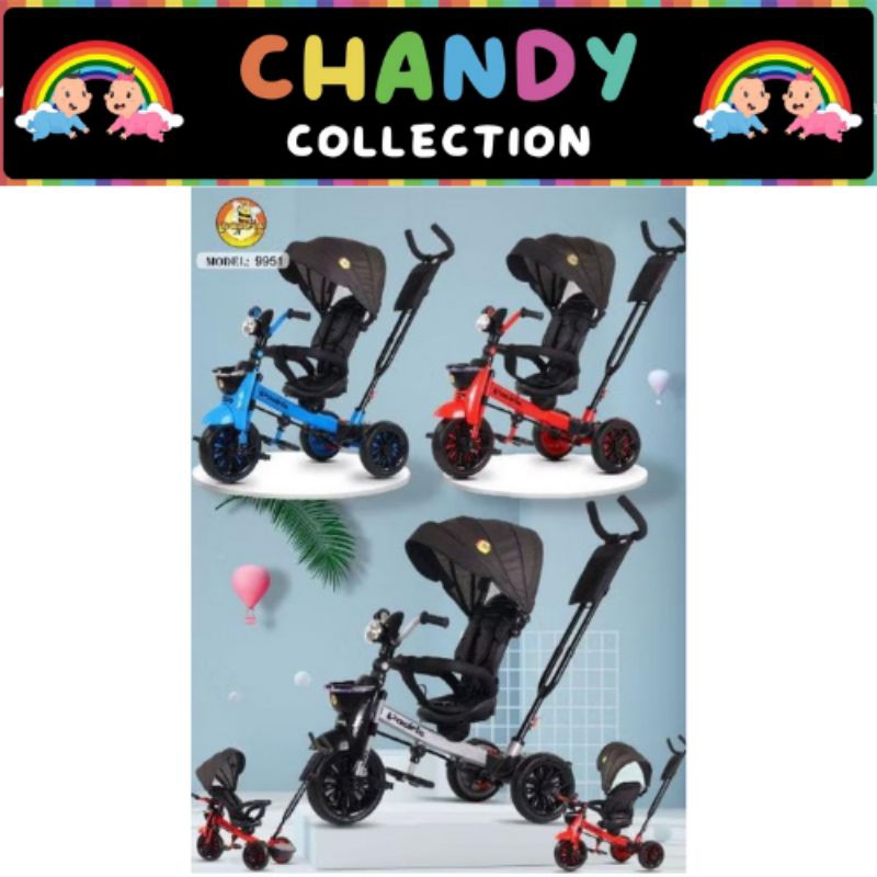 TRICYCLE SEPEDA ANAK RODA TIGA PACIFIC 9951