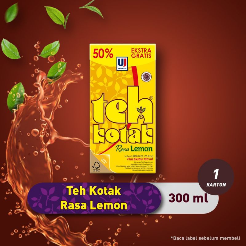 

EKSTRA Tek Kotak Rasa Lemon 300ml / 1 krt 24pcs