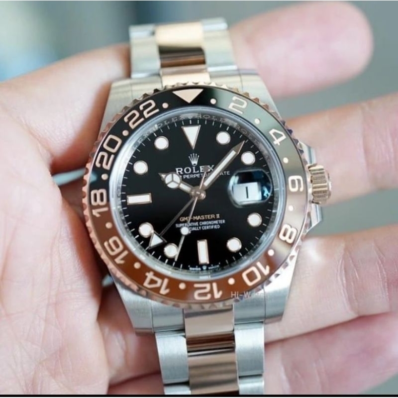 Jam Tangan Rlx GMT Master II Rootbeer 40mm 126715CHNR 1:1