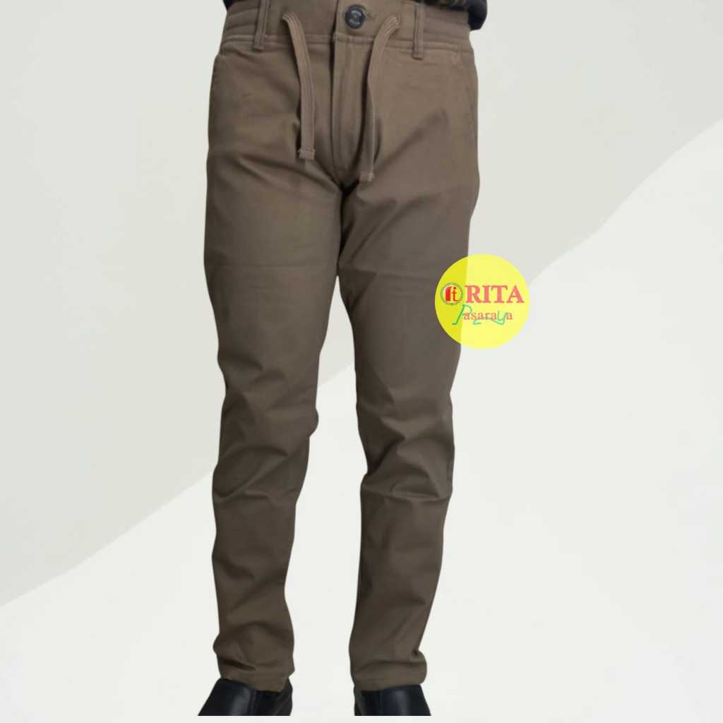 Celana Panjang Pria Rolun Coklat