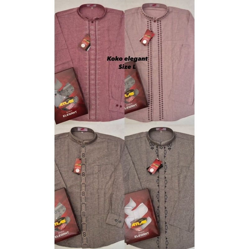 BAMUS Baju Koko Muslim ATLAS Elegant