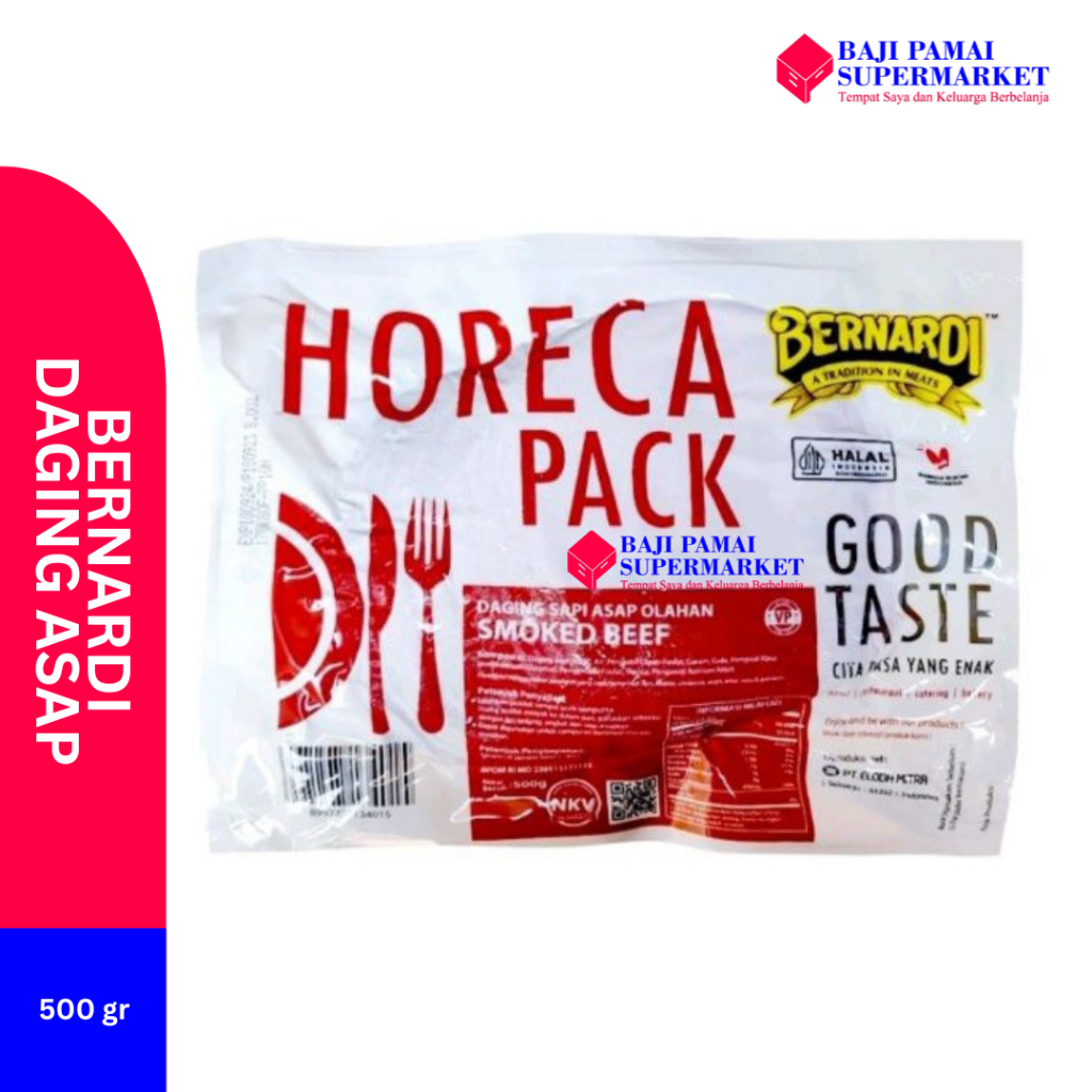 

Bernardi Smoked Beef 500gr Daging Sapi Asap Olahan