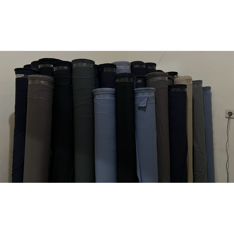 kain despo stretch polos quiqc dry Kain bahan celana despo stretch