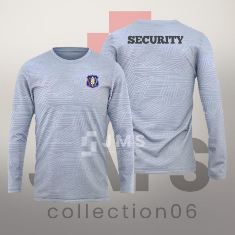 kaos SECURITY tangan panjang / baju kaos SECURITY premium bisa COD