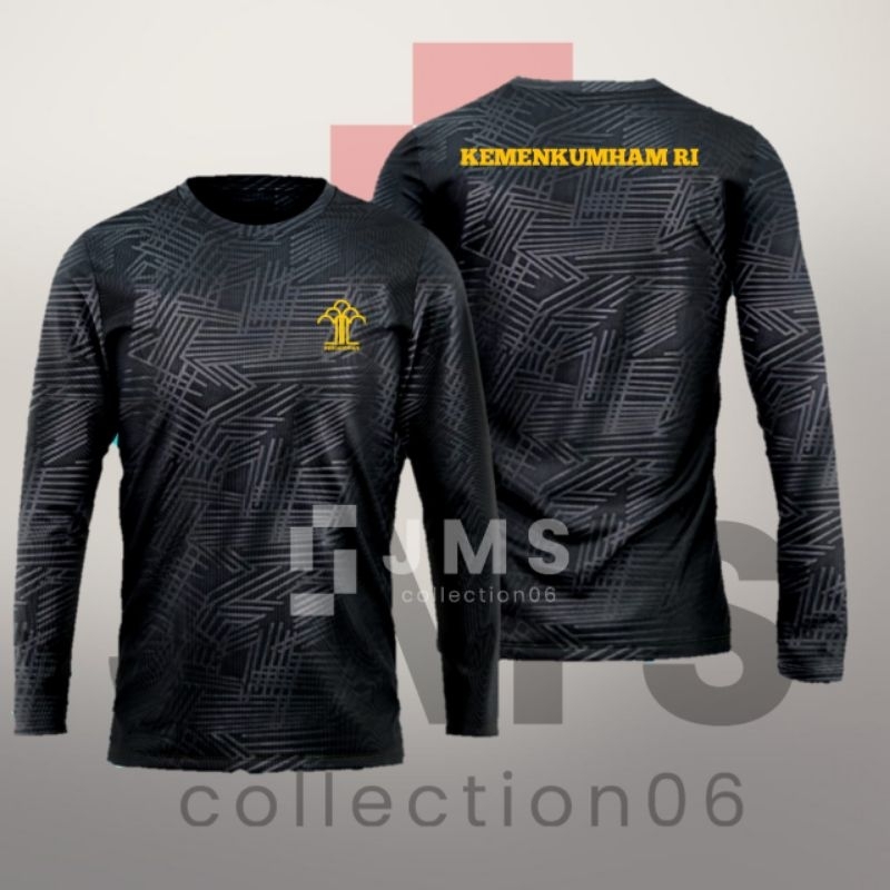 kaos KEMENKUMHAM RI tangan panjang / baju kaos KEMENKUMHAM RI premium bisa COD