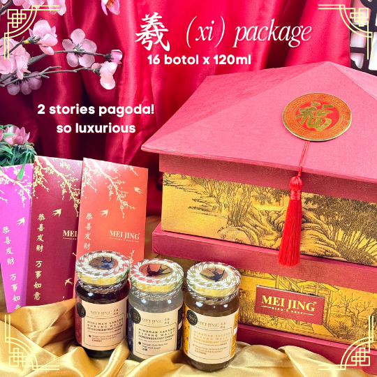 

Chinese New Year Hampers Imlek CNY Parsel - 羲 Xi Package - Hampers Mewah Sarang Burung Walet