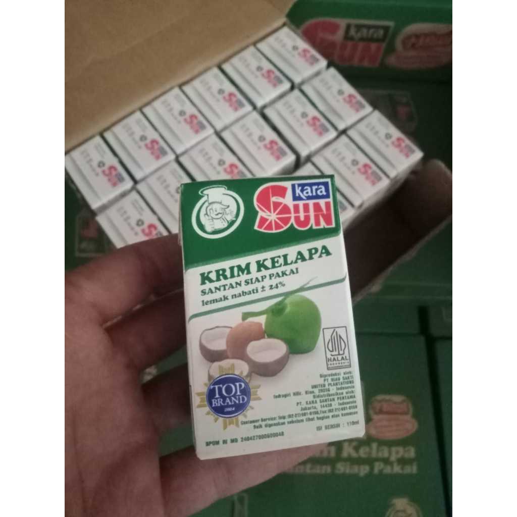 

Sun kara Santan asli kental original 110 ml dari kelapa pilihan
