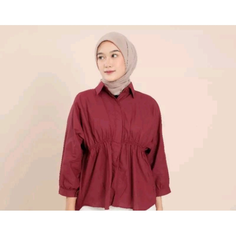blus wanita lengan panjang baju viral baju wanita kekinian