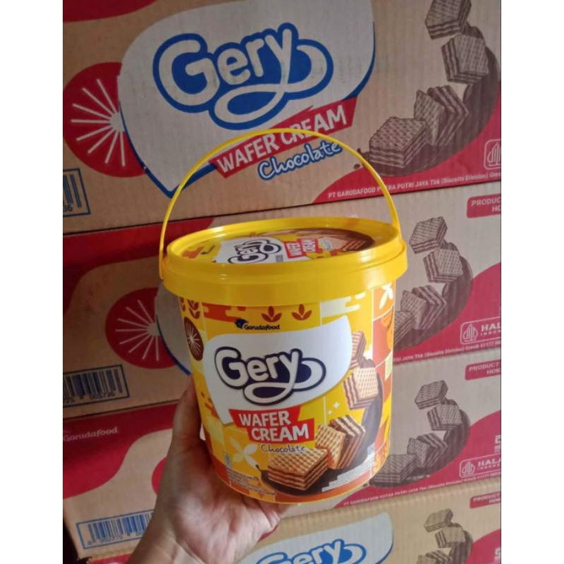 

Gery Wafers Cream Chocolate Kemasan jar 250gr Murah/Gery Wafer Cream