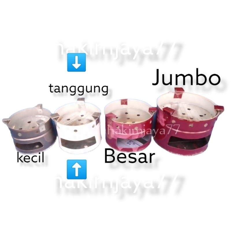 Anglo Ukuran sedang / Tanggung _ Kompor Arang _ Tungku Arang / Briket diameter 22cm