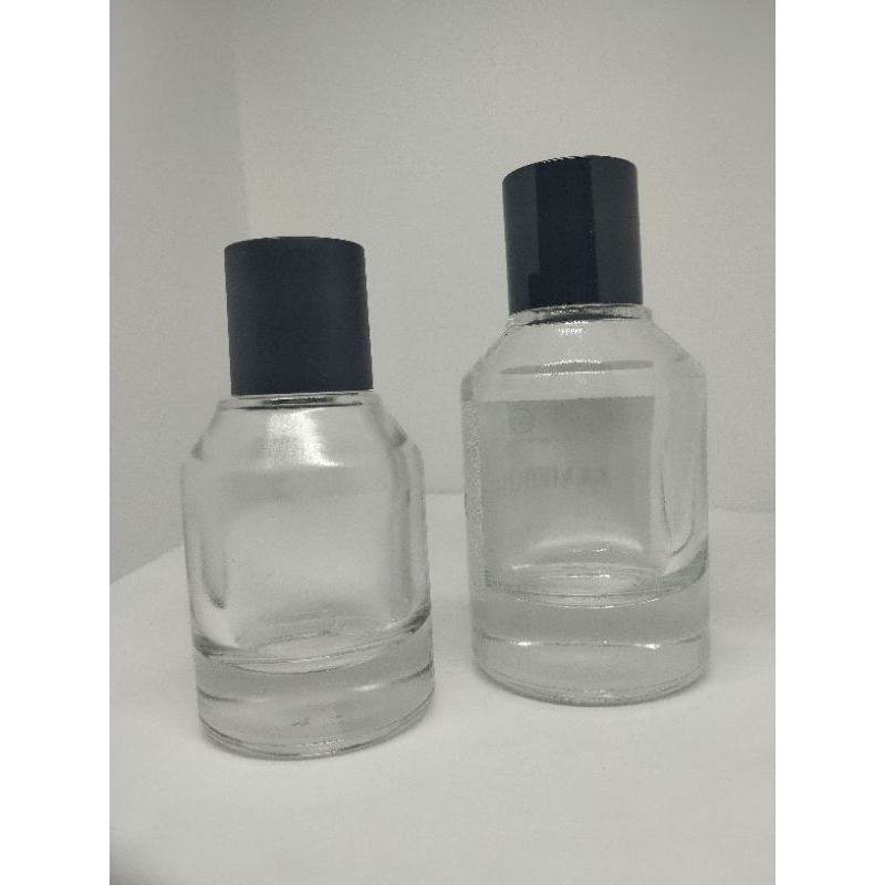 BOTOL HERTIC 55ml SEMI PRESS TUTUP HITAM DOFF