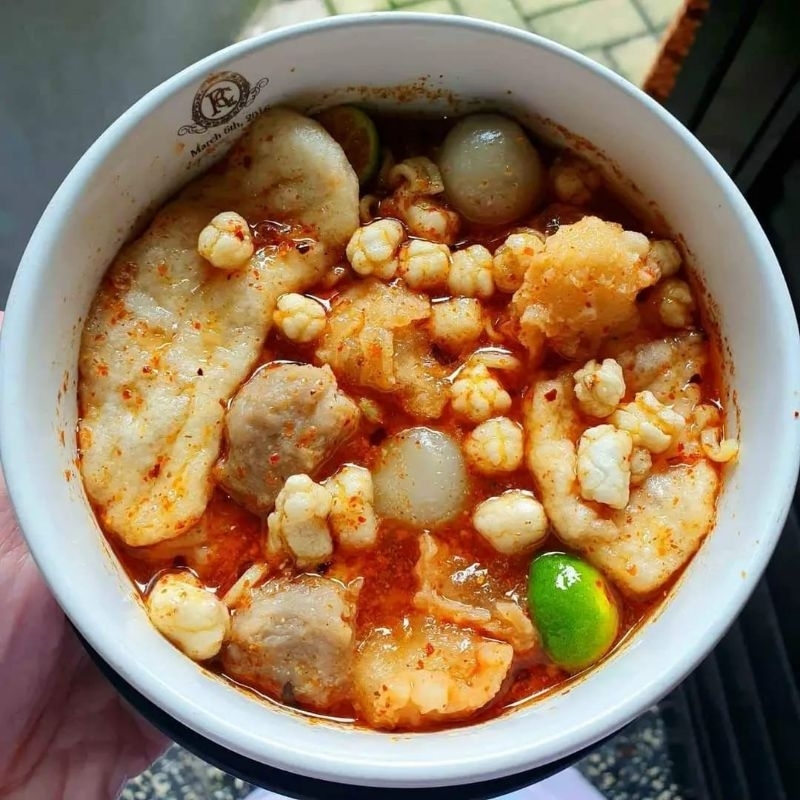 

BASO Aci Ayam Suwir Jumbo Berutal Ayam Pedas