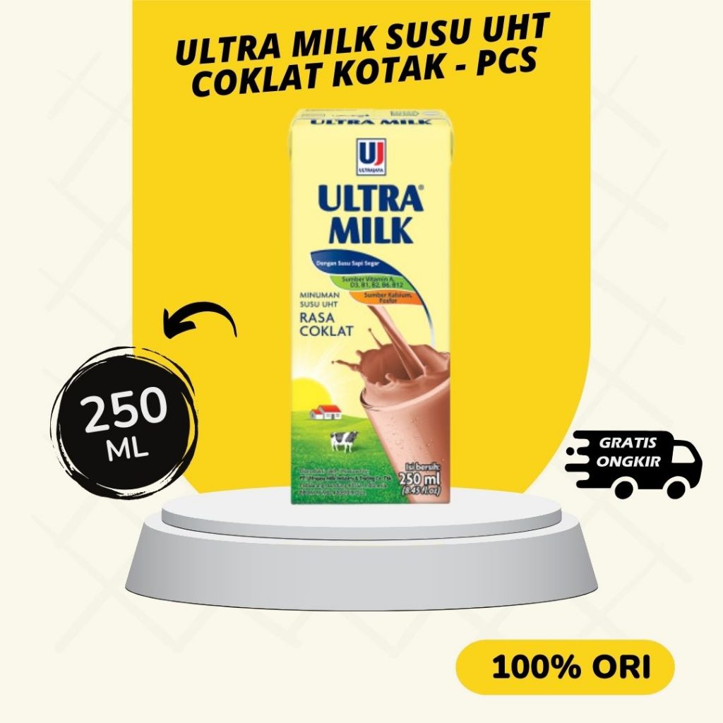

ULTRA MILK Susu UHT Coklat 250 ML
