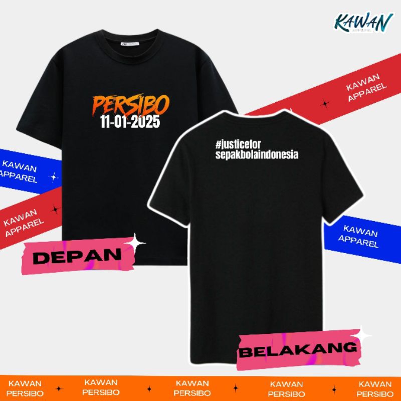 Kaos Persibo Bojonegoro / Kaos Bojonegoro / Kaos Boromania /Kaos Custom