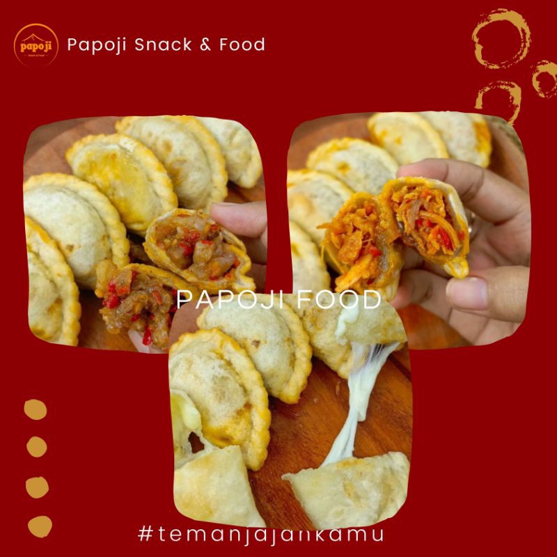 

(GRATIS BUMBU PEDAS MANIS) Cireng Isi Varian Lengkap Ayam Suwir Keju Mozarella Tetelan Daging