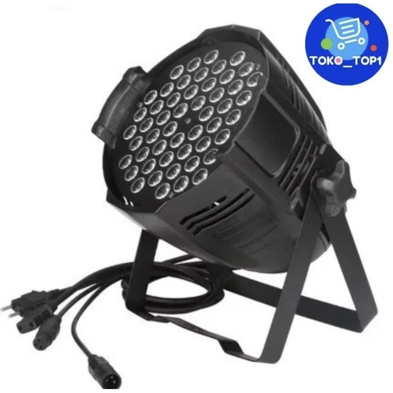 lampu panggung 54led Flat par light disco 54w RGB/54led FULL COLOUR /lampu tembak dekorasi sorot