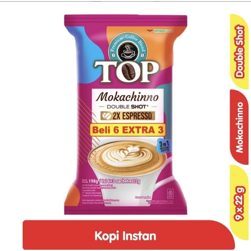 

TOP Mokachino Double Shot Beli 6 Extra 3 Espresso