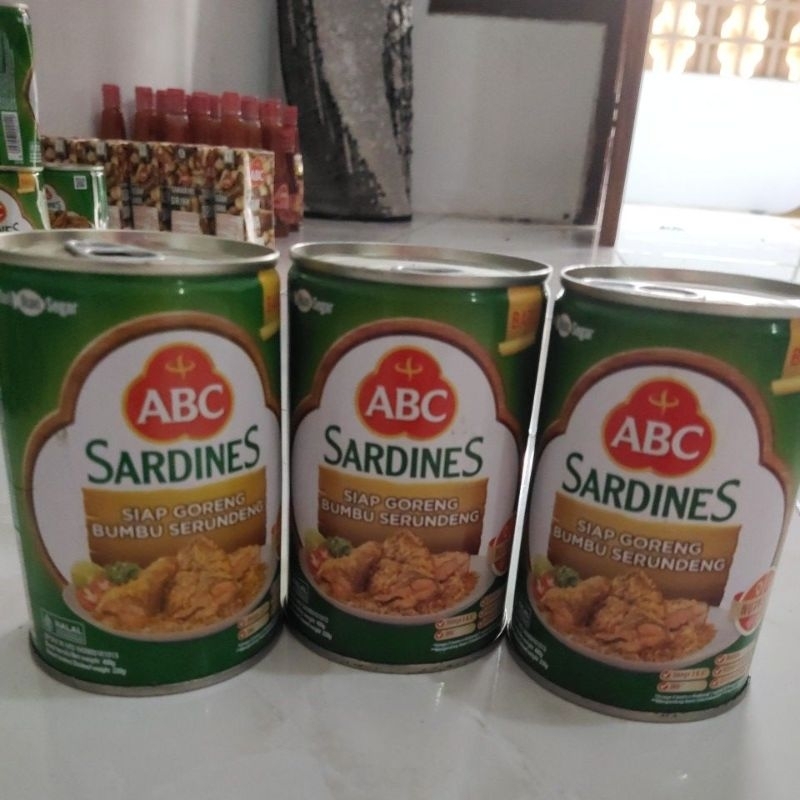 

3 pcs Sarden jumbo 400 gram serundeng siap goreng