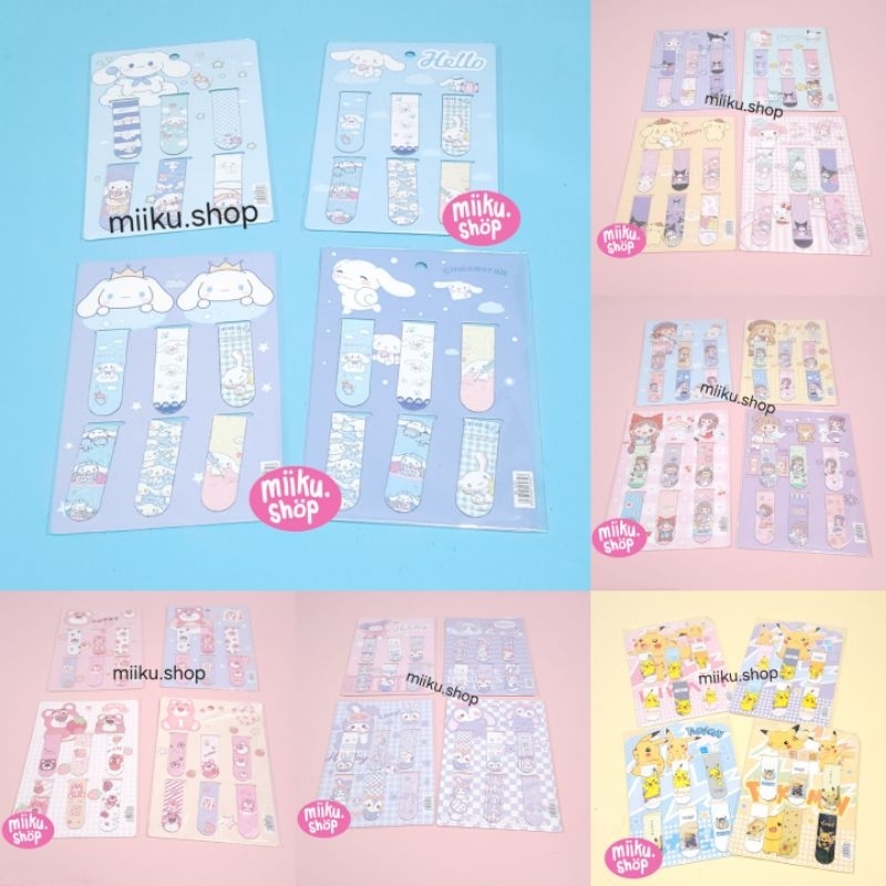 

BOOKMARK / PEMBATAS BUKU MAGNET KARAKTER